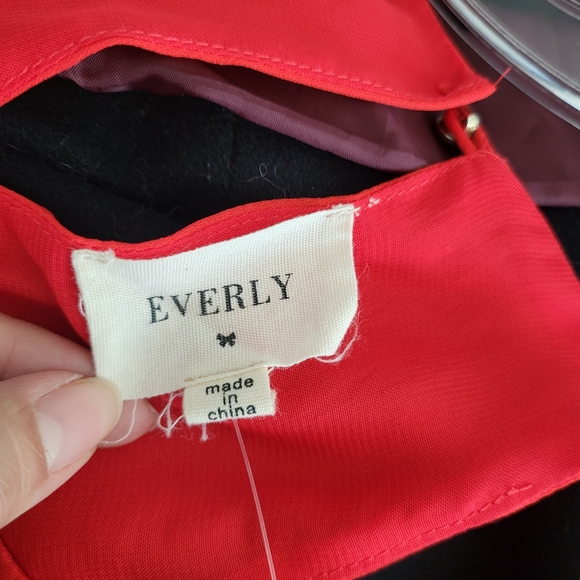 Everly Red Mid Lenght Alyssa Dress Ladies Medium - Picture 6 of 6